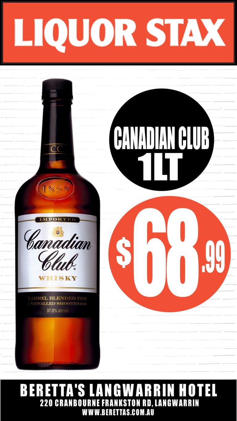 Canadian Club 1lt 68.99